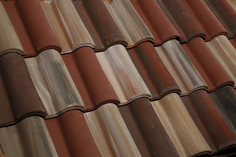Find pictures about clay tile roofs